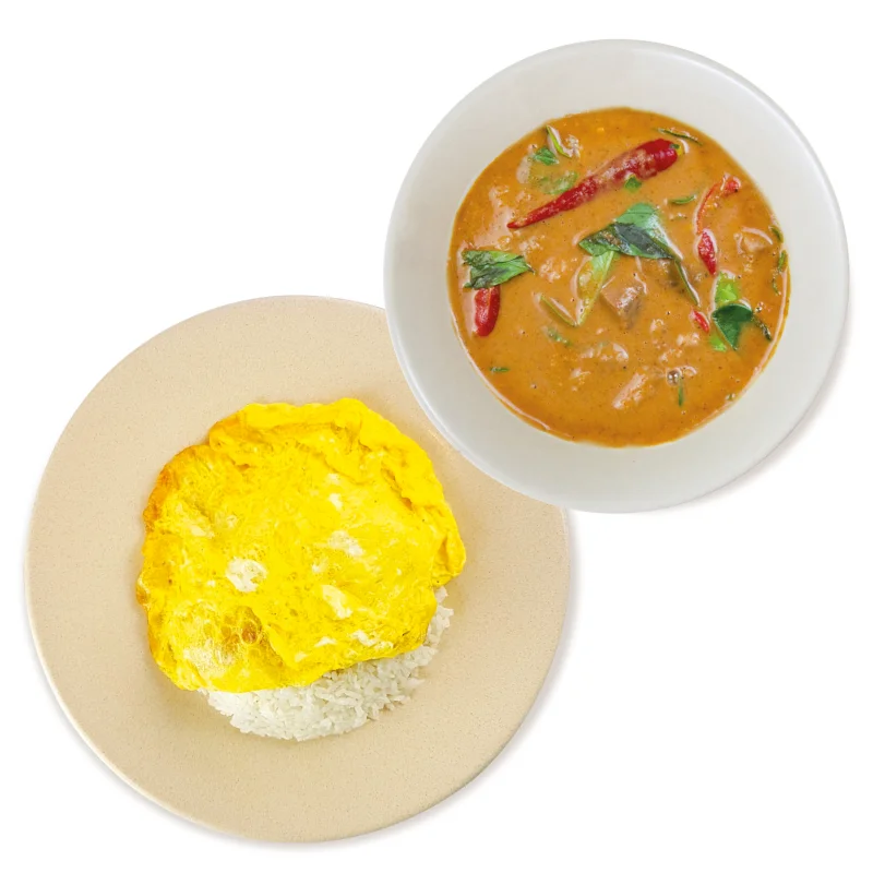 Boran Thai Food | Panaang Curry With Rice & Omelette