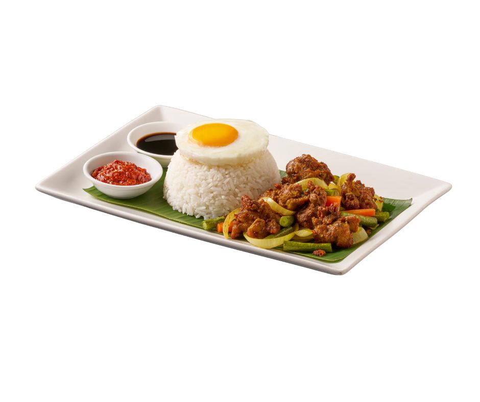 Sepiring | Nasi Putih Ayam Kunyit