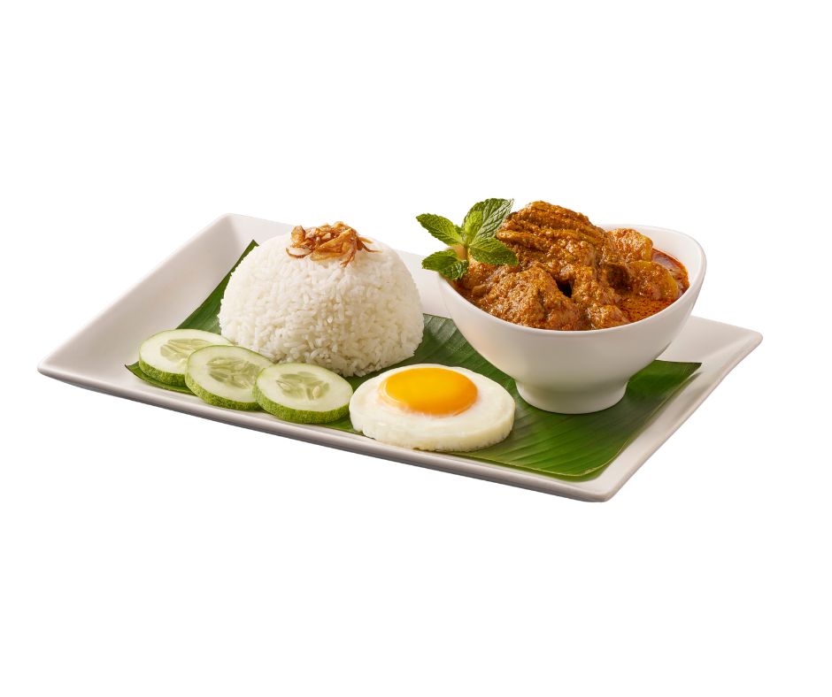 Sepiring | Nasi Putih Kari Ayam