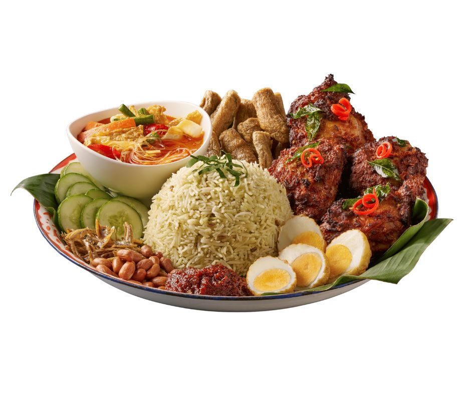 Sepiring | Dulang Nasi Pandan Ayam Berempah