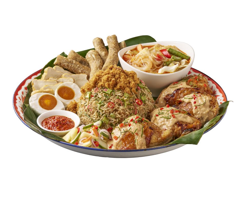 Sepiring | Dulang Nyonya Nasi Ulam Ayam Percik