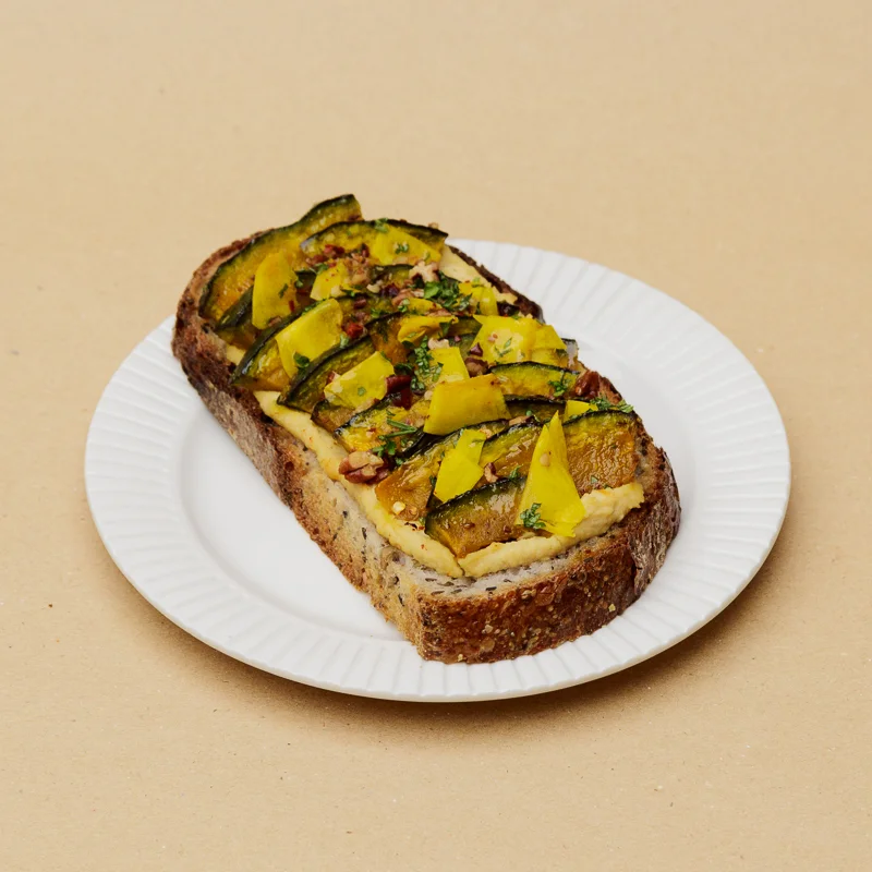 Universal Bakehouse | Pumpkin w/ hummus Tartine