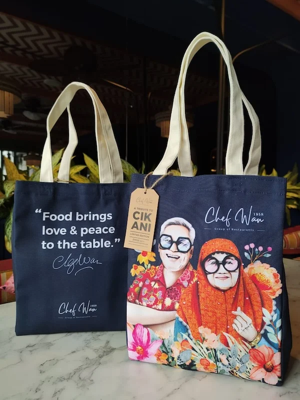 Cafe Chef Wan | A Tribute to Cik Ani Limited Edition Tote Bag