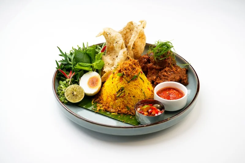 Cafe Chef Wan | Chef Wan’s Nasi Ulam with  Daging Rendang Selangor